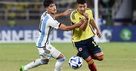 colombia vs argentina sub 20 hora
